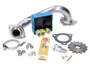derestriction kit Premium / stainless steel manifold for Derbi Senda, Aprilia RX/SX, Gilera RCR, SMT 2018- (Euro4)