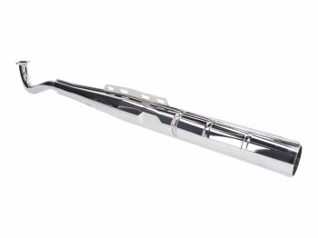 exhaust 28mm chromed OEM look for Puch Maxi