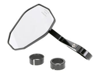 handle bar end mirror Highsider Victory black