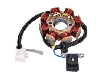 alternator stator for 50cc GY6 Euro4, Peugeot, SYM 4-stroke