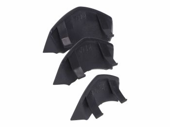 horn cover grill piece / trim set Power1 matt black for Vespa Primavera, Sprint 2016-