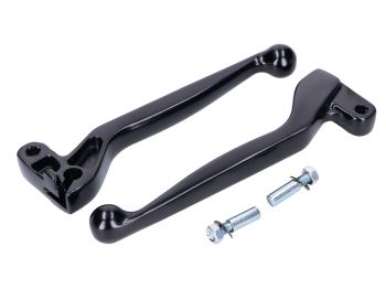 clutch and brake lever ALU Anodized black for Simson S50, S51, S53, S70, S83, SR50, SR80