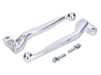 clutch and brake lever ALU Anodized silver for Simson S50, S51, S53, S70, S83, SR50, SR80