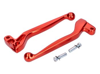 clutch and brake lever ALU Anodized orange for Simson S50, S51, S53, S70, S83, SR50, SR80