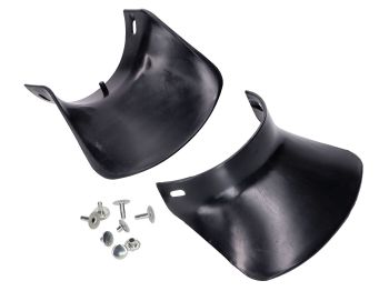 mudguard mud flap set black plastics for Simson S50, S51, S70
