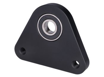 rear wheel bearing plate swiing racing aluminum black for Piaggio Ciao, Si, Bravo, Boxer