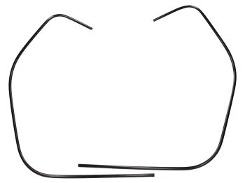 leg shield edge trim / beading set 1460mm black for Vespa GTS 125, GTS HPE 300, GTS Super 125, GTS Super HPE 300, GTV HPE 300