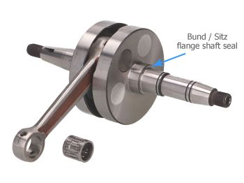 crankshaft Dakar Race for Puch Maxi E50 engine (old type)