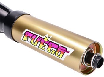 exhaust Jamarcol Fuego black / gold for Puch Maxi