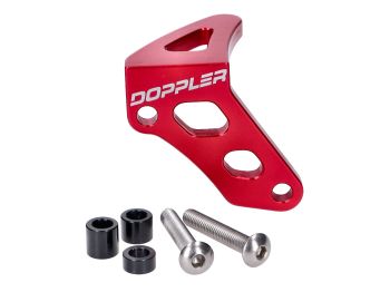 clutch lever stop Doppler aluminum red for Minarelli AM6