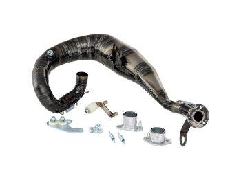 Racing Exhaust SIP Performance Touring Design by NORDSPEED for Lambretta 125 LI, LIS, DL, GP, 150 LI, LIS, SX, DL, GP, 175 TV 2°-3°, 200 TV, SX, DL, GP