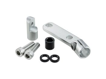 Mirror Holder SIP Series Pordoi for mounting at handlebar lower part right or left for Vespa all Classic models