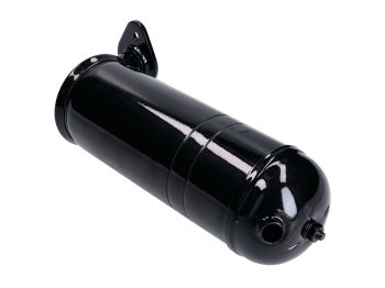 exhaust black w/ flange for Peugeot 103 Chrono, MVL, Vogue, SP