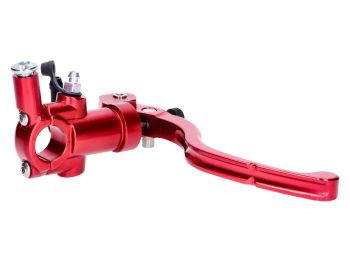 brake pump/brake cylinder front radial red with external brake fluid reservoir for 22mm handlebars