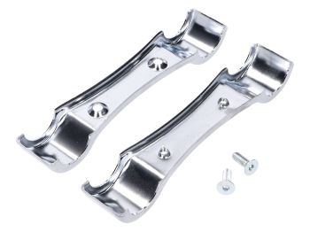 stabilizer triple clamp / fork clamp EBR chrome for Puch Maxi