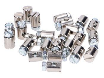 screw nipple for cable pull - 7,0x9,0mm PU 25 pieces