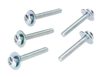 screw set 5 pieces M5x35 incl. washer for clutch spring for Derbi D50B0, EBE, EBS
