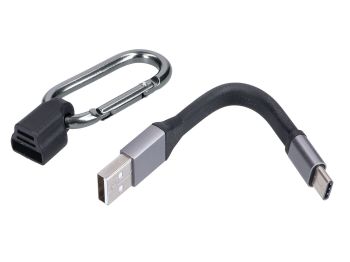 charging cable keychain 10cm USB to USB-C plug