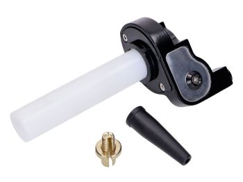 throttle grip short stroke black - universal