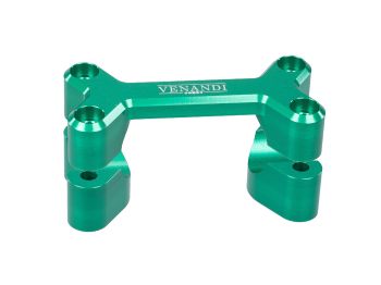 handlebar mount Venandi Dogbone CNC green for Simson S50, S51