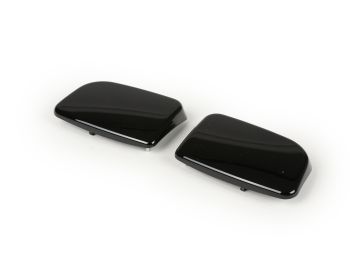 Pair of covers for brake master cylinder -BGM PRO, without mirror holes- Vespa GTL125/200 (ZAPM311, ZAPM312), GTS125 (ZAPM313), GTS250 (ZAPM451), GTS300 (ZAPM452), GTS i.e. Super125 (ZAPM453), GTS i.e. Super300 (ZAPM452) - black (094)