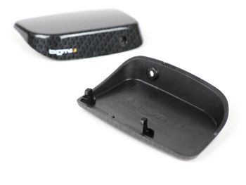 Pair of covers for brake master cylinder -BGM PRO, without mirror holes- Vespa GTL125/200 (ZAPM311, ZAPM312), GTS125 (ZAPM313), GTS250 (ZAPM451), GTS300 (ZAPM452), GTS i.e. Super125 (ZAPM453), GTS i.e. Super300 (ZAPM452) - carbon style
