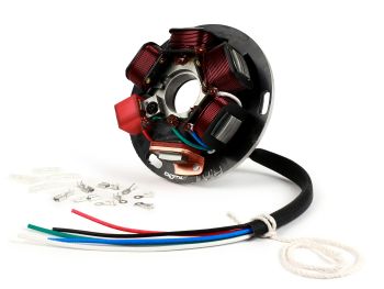 Ignition -BGM PRO stator HP V2.5 silicone (electronic ignition)- Vespa Sprint150 (VLB1T), TS125 (VNL3T), GT125 (VNL2T), GTR125 (VNL2T), Super, GL150 (VLA1T), VNA, VNB, VBA, VBB