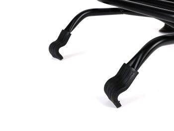 Front rack, fold down -MOTO NOSTRA- Vespa GT, GTL, GTV, GTS, GTS Super, GT60, HPE, Supertech, Super Sport, Sei Giorni (all years of construction) - matt black