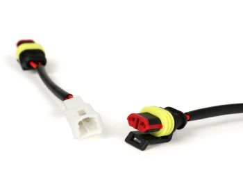 Adapter wire set for indicator conversion -BGM PRO update 2003-2013 => 2014- Vespa GTS rear - used for indicators from 2014 on vechicles before 2014