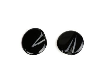Pair of covers for mirror hole -BGM PRO- Vespa GTS 125-300 (ZAPMA3100, ZAPMA3200, ZAPMA3300) GTS HPE, Supertech (ZAPMA3600) - black (094)