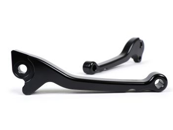 Brake and clutch lever set -BGM PRO CNC- disc brake (GRIMECA)- Vespa PX (1998-2003), LML Star, Stella - black