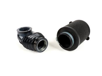 Air intake hose remote incl. air filter -BGM PRO- Lambretta LI, LIS, SX, TV (series 2-3), DL, GP - Ø=42mm (Dellorto PHBH)