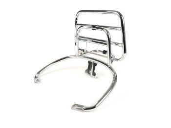 Rear rack, fold down -MOTO NOSTRA- Vespa GT, GTL, GTV, GTS, GTS Super, GT60 - 125-200-250-300cc - chrome