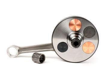 Crankshaft -BGM Pro HP Competition 58mm stroke, 107mm conrod- Lambretta DL/GP 125cc, 175cc, 200cc, 225cc, 250cc