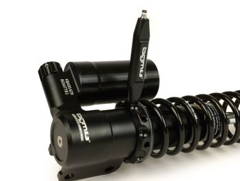 Front shock absorber -BGM PRO SC/F16 COMPETITION, 240mm- Vespa PX80, PX125, PX150, PX200, T5 125cc - black