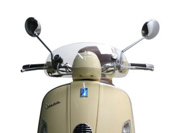 Flyscreen -MOTO NOSTRA, w=435mm, h=195mm- Vespa GTV, GT 60 - colourless