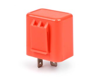Indicator flasher relay -MOTO NOSTRA, Adjustable 2-pin LED- 12V DC (2x21W + 3.4W)