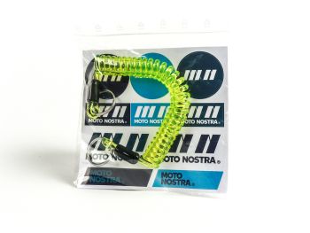 Key ring -MOTO NOSTRA Spiral- length 150mm - green