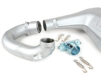 Exhaust -BGM PRO Clubman V4.0- Lambretta (1st series - 2nd series, 3rd series) - silver