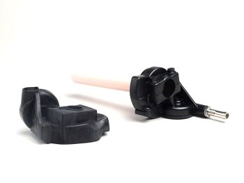 Quick action throttle grip -BGM PRO horizontal, 38mm - black
