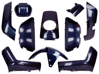 body kit 10-piece blue glossy for NIU-N1, NQi-Sport