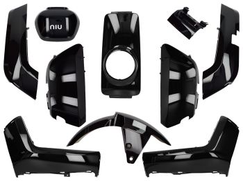 body kit 10-piece black glossy for NIU-N1, NQi-Sport