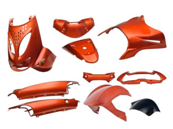 fairing kit EDGE 11-piece orange metallic for Aprilia SR SR50 Street 1998-