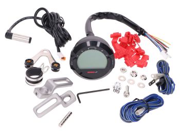 speedometer Koso Digital DL-03SR LCD display black d=64mm