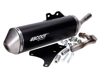 Exhaust Tecnigas 4Scoot TRE for Vespa Primavera / Sprint, Piaggio Liberty / Zip 50 iget Euro4 / Euro5