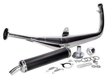 Exhaust system Motegra polished rear silencer for Simson S50, S51, S70