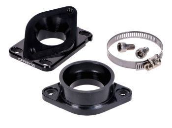 Intake manifold Carenzi 30-34mm for Minarelli AM6, Derbi, PWK carburetor 30mm