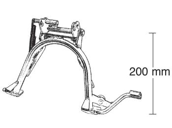 main stand repair kit Buzzetti for Malaguti F12, F15, Ovetto, Neos, Jog R 50