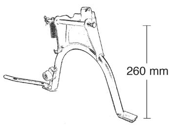 main stand Buzzetti for MBK Stunt, Yamaha Slider, EW50