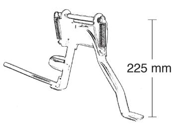 main stand Buzzetti for Aprilia SR, Gilera Runner, Stalker, Piaggio NRG 50 2-stroke